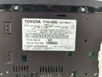 2006-2007 Scion Tc Radio AM FM Cd Player Receiver Replacement P/N:PT546-00080 Fits Fits 2006 2007 OEM Used Auto Parts - Oemu