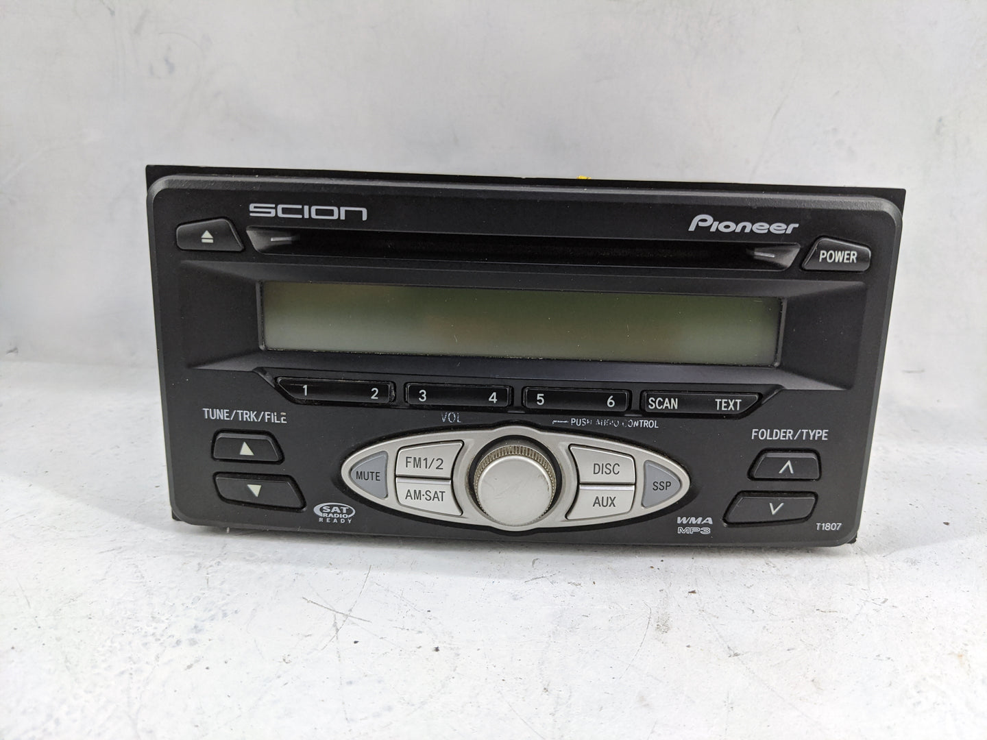 2006-2007 Scion Tc Radio AM FM Cd Player Receiver Replacement P/N:DEH-M8057ZT 08600-21800, GATM164104UC, T1807 Fits Fits 200