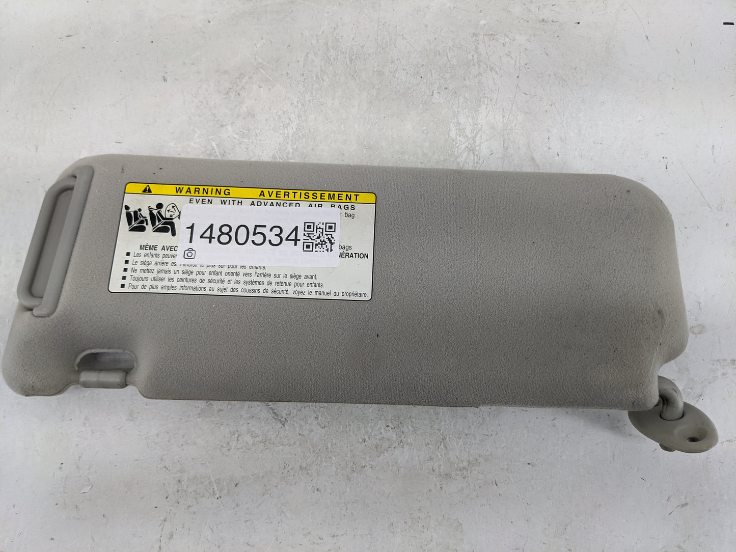 2007 Scion Tc Sun Visor Shade Replacement Passenger Right Mirror Fits OEM Used Auto Parts - Oemusedautoparts1.com