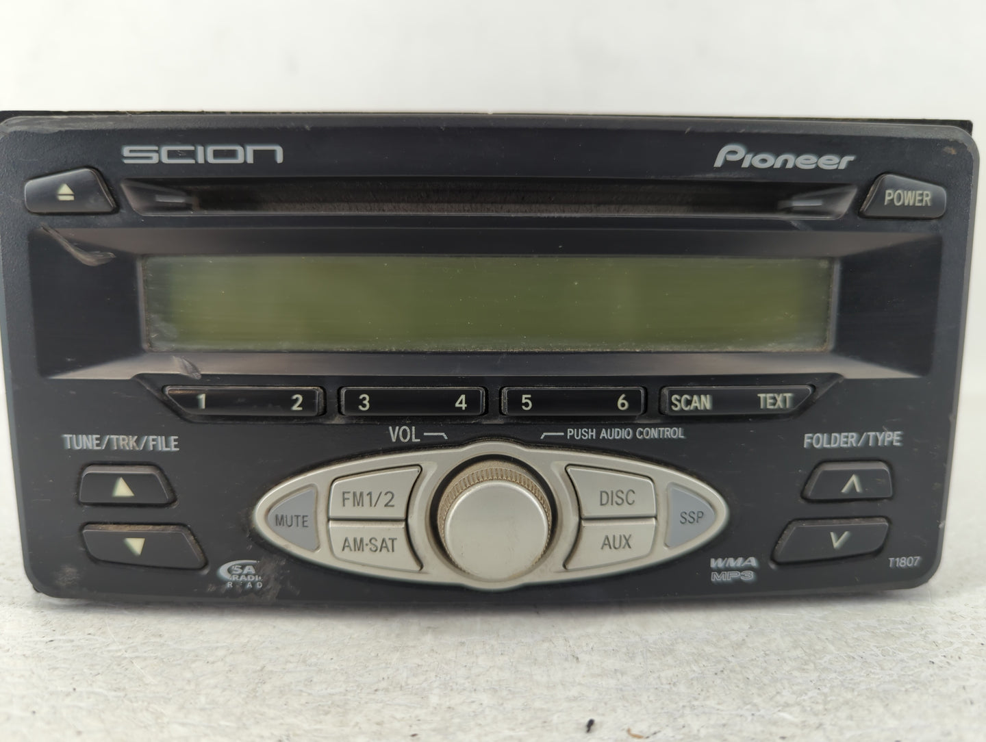 2006-2007 Scion Tc Radio AM FM Cd Player Receiver Replacement P/N:08600-21800 Fits Fits 2006 2007 OEM Used Auto Parts - Oemu
