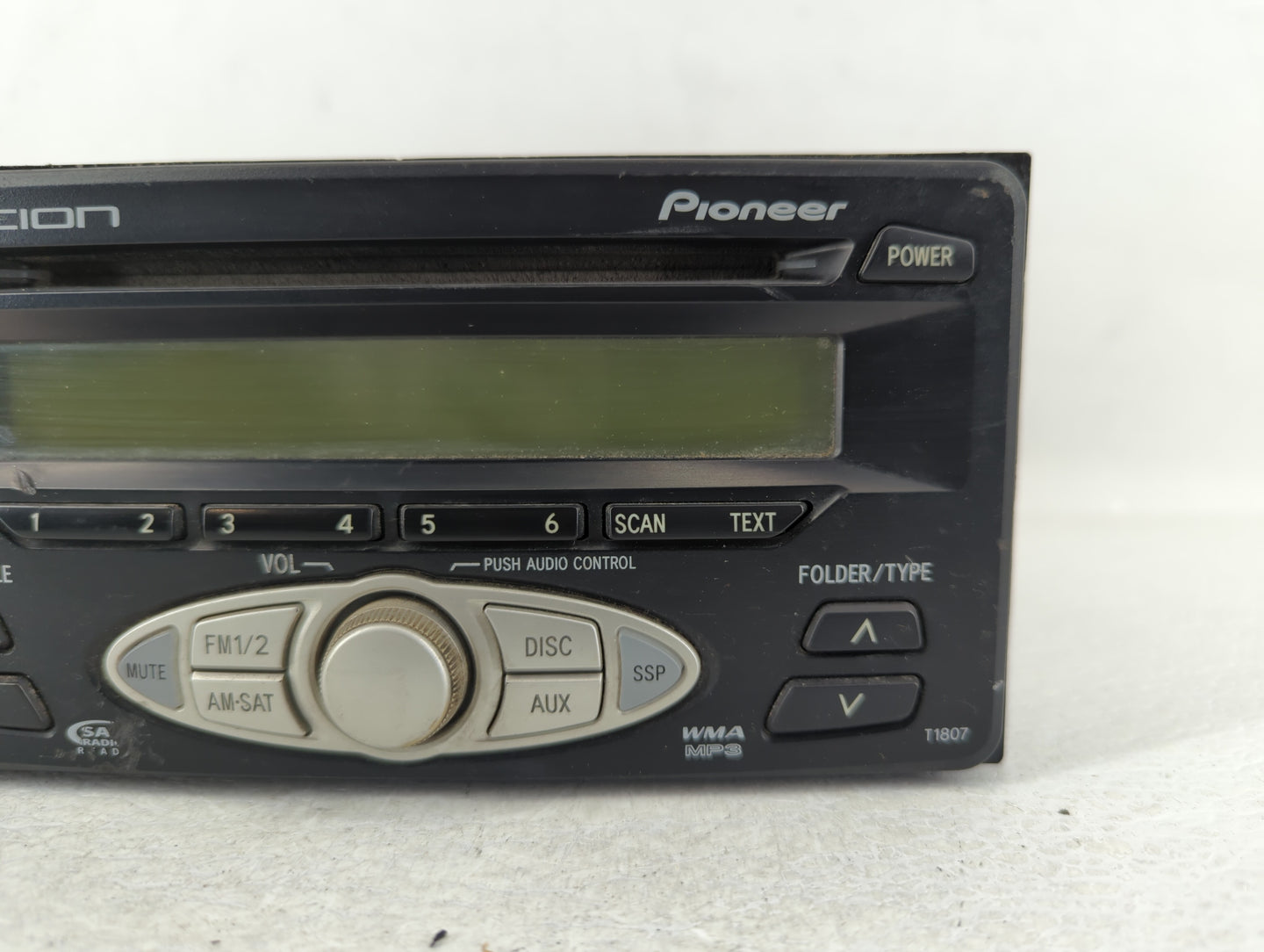 2006-2007 Scion Tc Radio AM FM Cd Player Receiver Replacement P/N:08600-21800 Fits Fits 2006 2007 OEM Used Auto Parts - Oemu