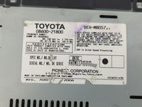 2006-2007 Scion Tc Radio AM FM Cd Player Receiver Replacement P/N:08600-21800 Fits Fits 2006 2007 OEM Used Auto Parts - Oemu