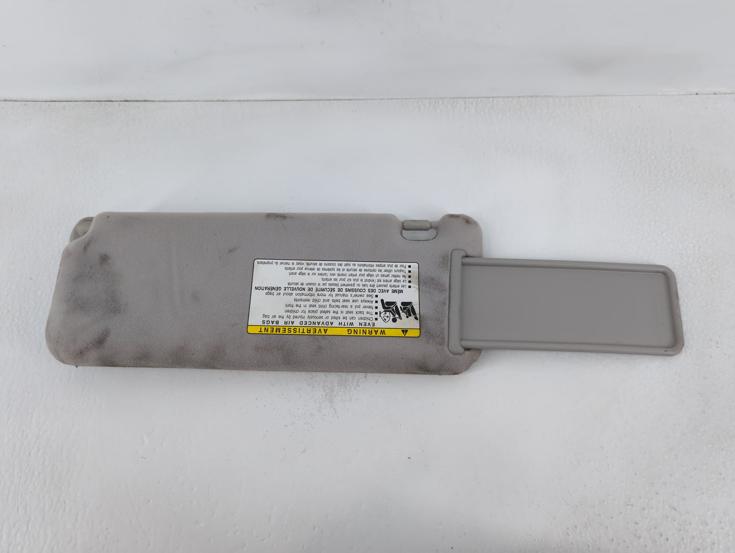 2007 Scion Tc Sun Visor Shade Replacement Passenger Right Mirror Fits OEM Used Auto Parts - Oemusedautoparts1.com