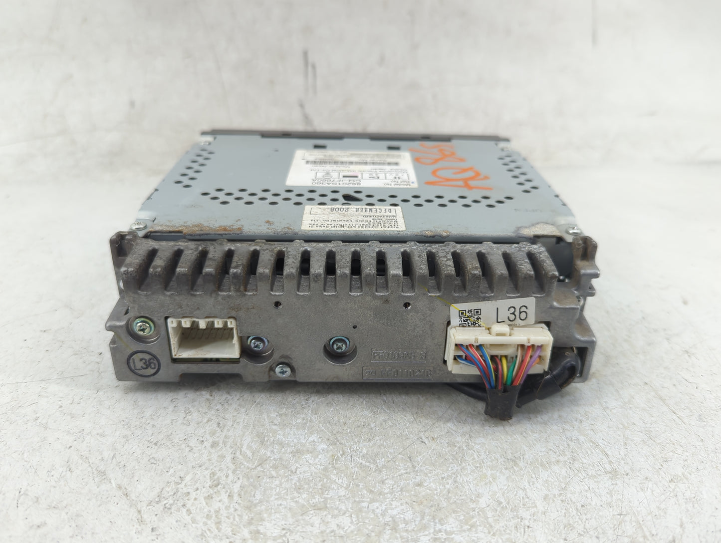 2007 Subaru Forester Radio AM FM Cd Player Receiver Replacement P/N:86201SA360 Fits OEM Used Auto Parts - Oemusedautoparts1.