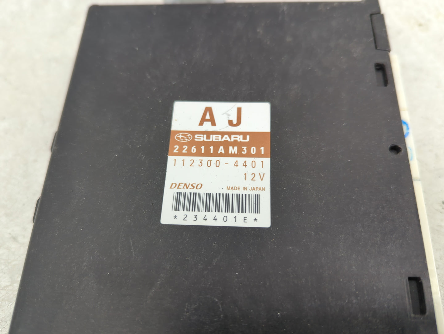 2007 Subaru Forester PCM Engine Control Computer ECU ECM PCU OEM P/N:112300-4401 22611AM301 Fits OEM Used Auto Parts - Oemus