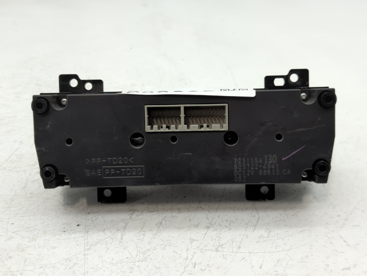 2007 Subaru Forester Climate Control Module Temperature AC/Heater Replacement P/N:503722-4941 72311SA130 Fits OEM Used Auto 