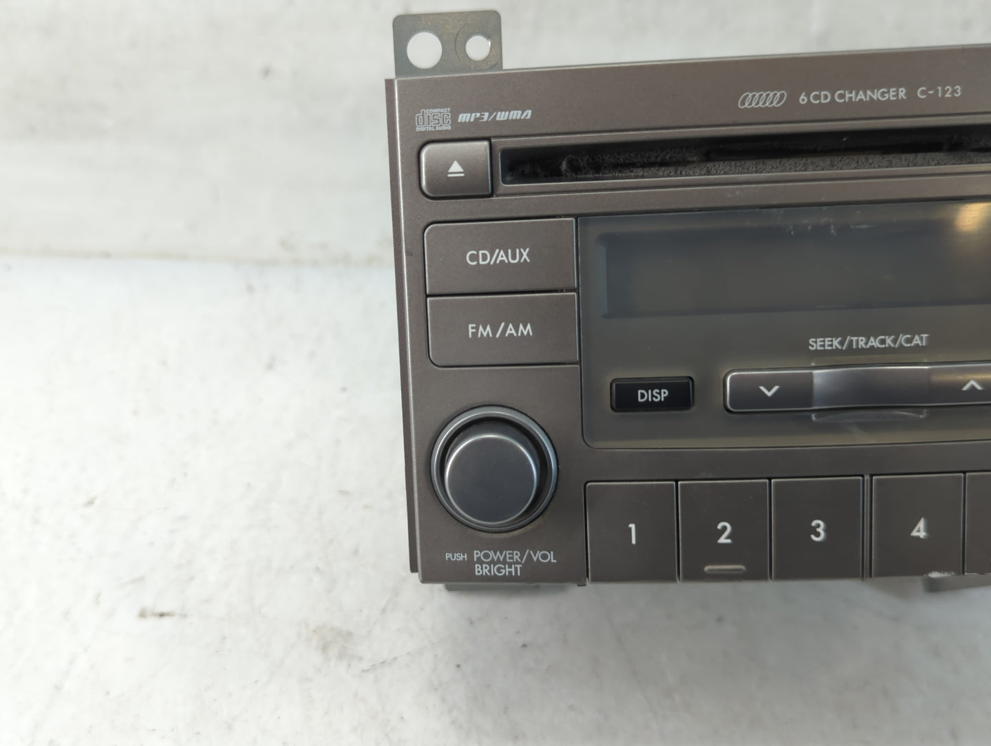 2007 Subaru Forester Radio AM FM Cd Player Receiver Replacement P/N:PF-2851B-A Fits OEM Used Auto Parts - Oemusedautoparts1.