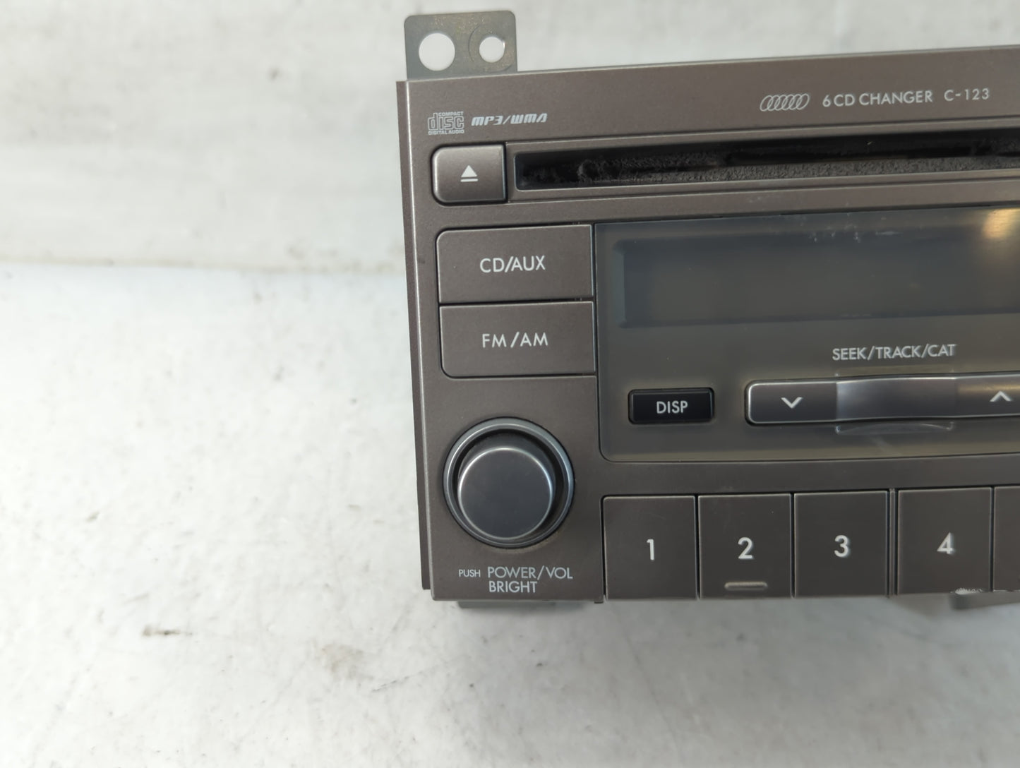 2007 Subaru Forester Radio AM FM Cd Player Receiver Replacement P/N:PF-2851B-A Fits OEM Used Auto Parts - Oemusedautoparts1.