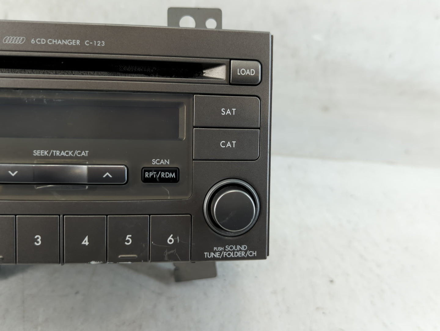 2007 Subaru Forester Radio AM FM Cd Player Receiver Replacement P/N:PF-2851B-A Fits OEM Used Auto Parts - Oemusedautoparts1.