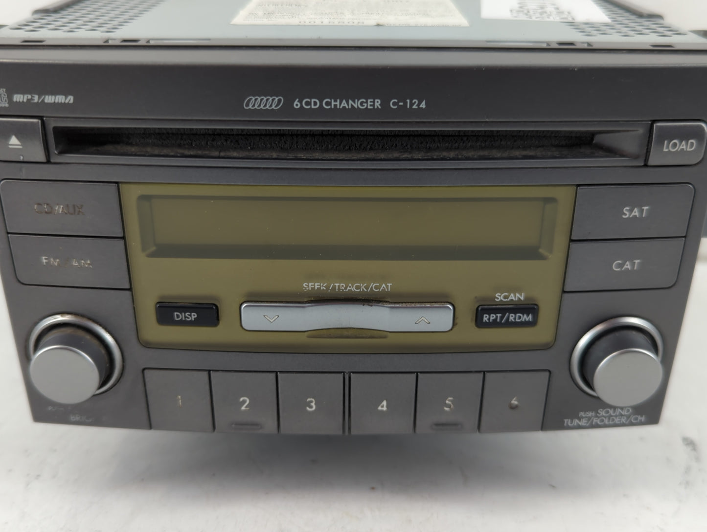 2007 Subaru Impreza Radio AM FM Cd Player Receiver Replacement P/N:PT-2868A-A PF-2868A-A Fits OEM Used Auto Parts - Oemuseda
