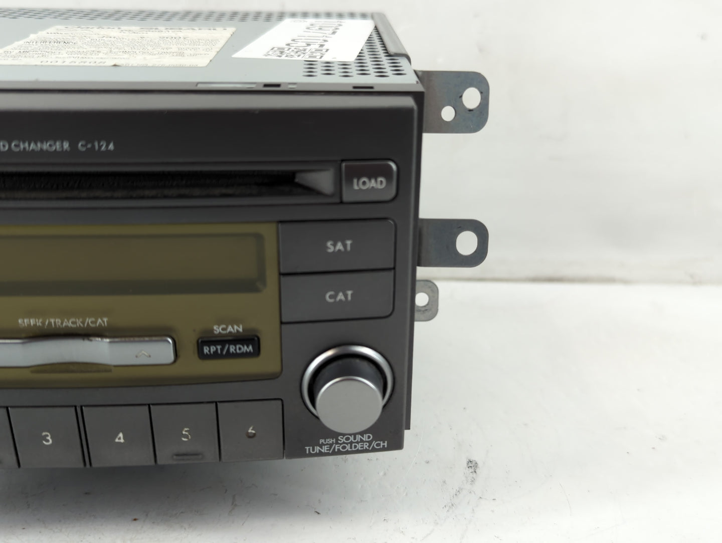 2007 Subaru Impreza Radio AM FM Cd Player Receiver Replacement P/N:PT-2868A-A PF-2868A-A Fits OEM Used Auto Parts - Oemuseda