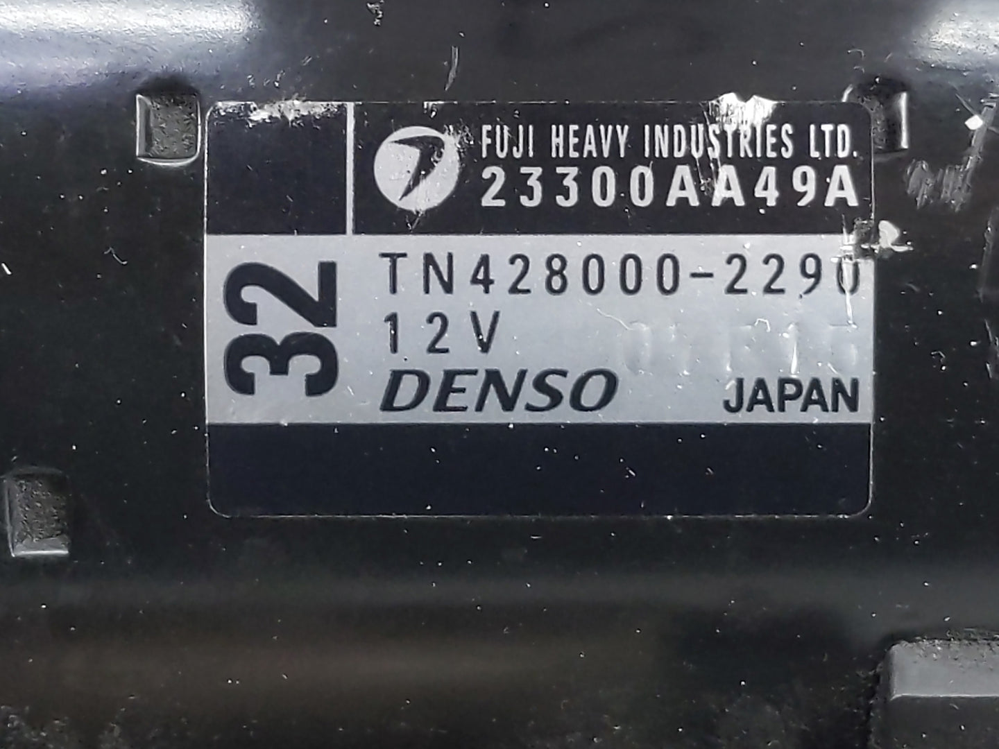 2005-2007 Subaru Legacy Car Starter Motor Solenoid OEM P/N:23300AA49A Fits Fits 2005 2006 2007 OEM Used Auto Parts - Oemused