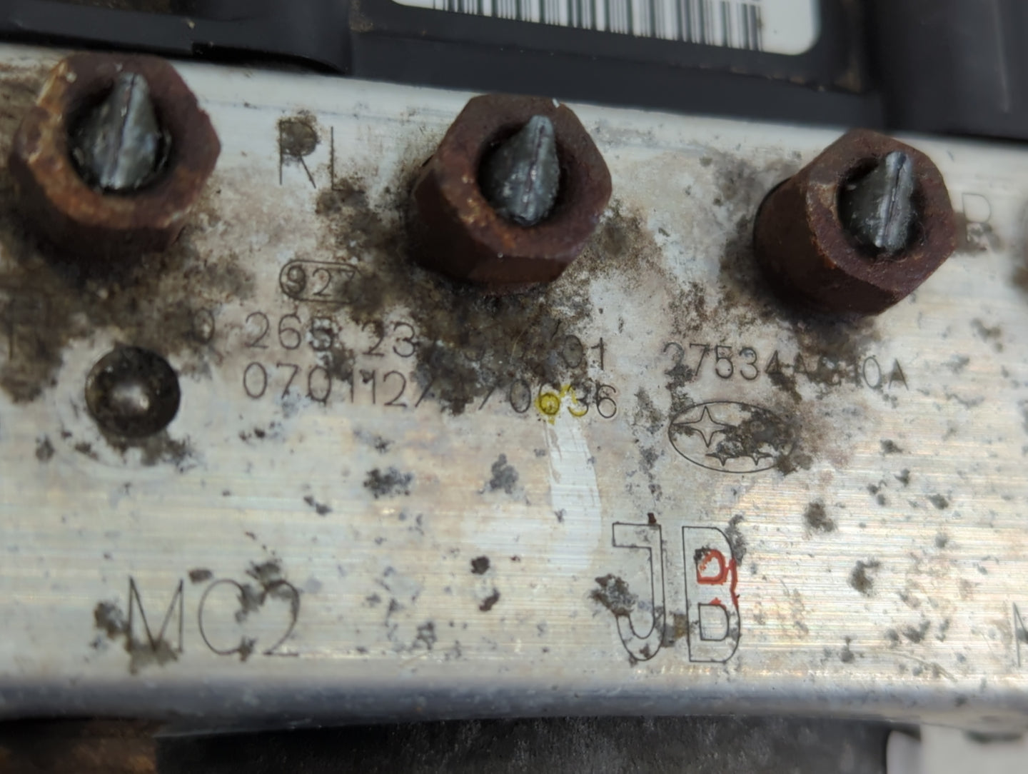 2007-2009 Subaru Legacy ABS Pump Control Module Replacement P/N:27534AG10A Fits Fits 2007 2008 2009 OEM Used Auto Parts - Oe