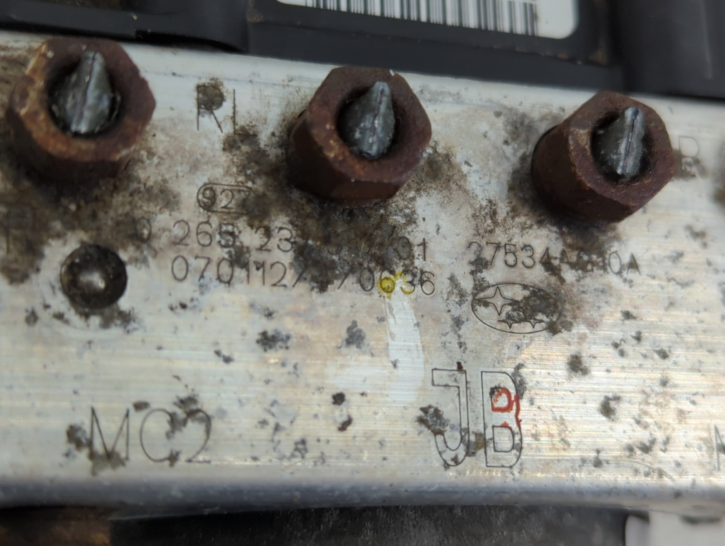 2007-2009 Subaru Legacy ABS Pump Control Module Replacement P/N:27534AG10A Fits Fits 2007 2008 2009 OEM Used Auto Parts - Oe