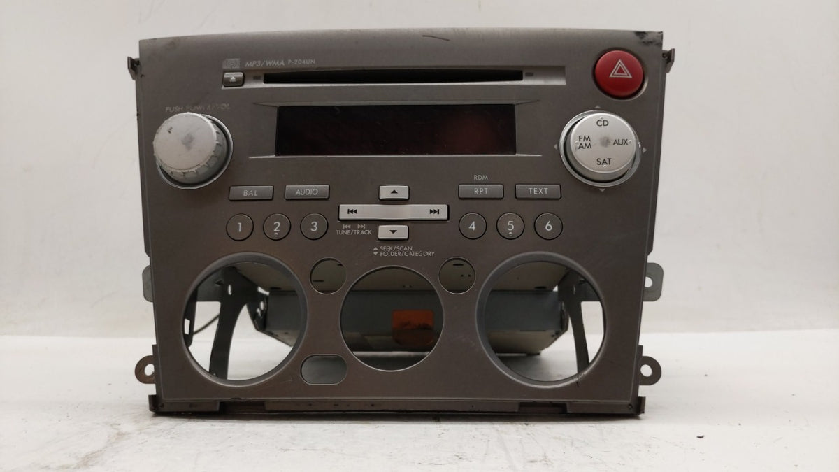 2007-2009 Subaru Legacy Am Fm Cd Player Radio Receiver 240170 - Oemusedautoparts1.com