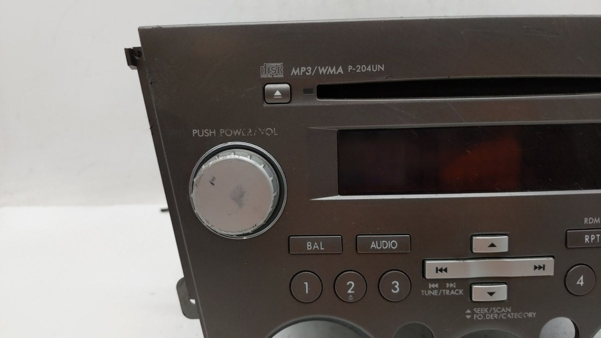 2007-2009 Subaru Legacy Am Fm Cd Player Radio Receiver 240170 - Oemusedautoparts1.com