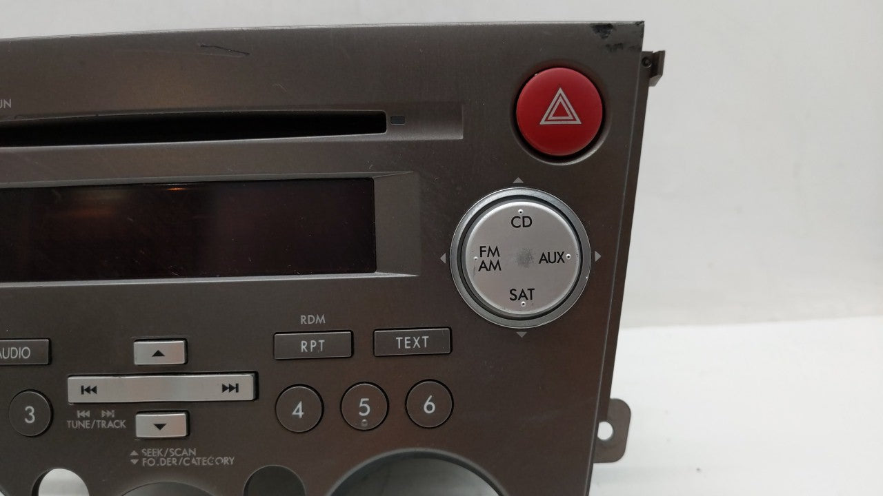 2007-2009 Subaru Legacy Am Fm Cd Player Radio Receiver - Oemusedautoparts1.com