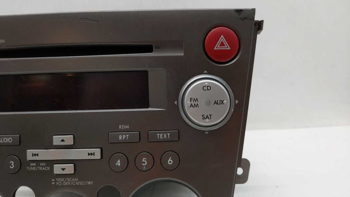 2007-2009 Subaru Legacy Am Fm Cd Player Radio Receiver 240170 - Oemusedautoparts1.com