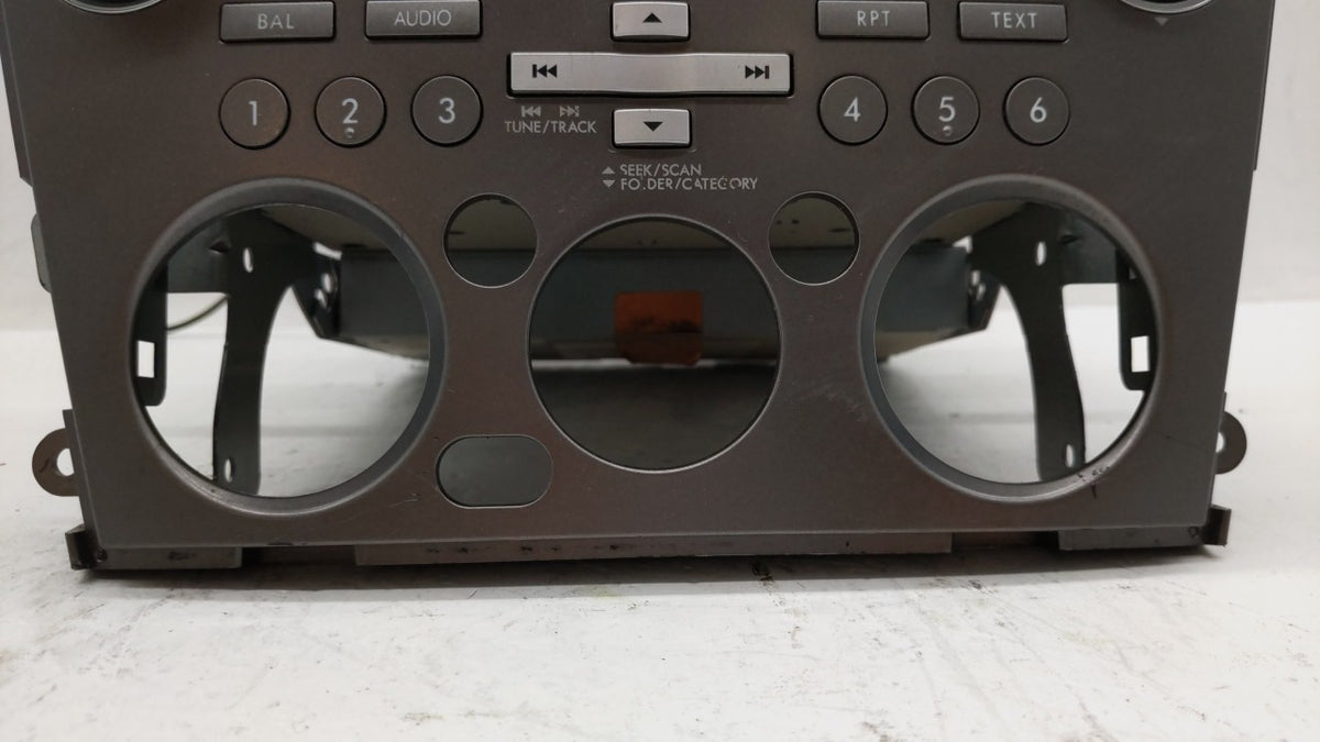 2007-2009 Subaru Legacy Am Fm Cd Player Radio Receiver 240170 - Oemusedautoparts1.com