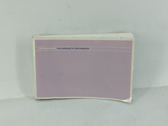 compare product 2007 Subaru Legacy Owners Manual Book Guide OEM Used Auto Parts