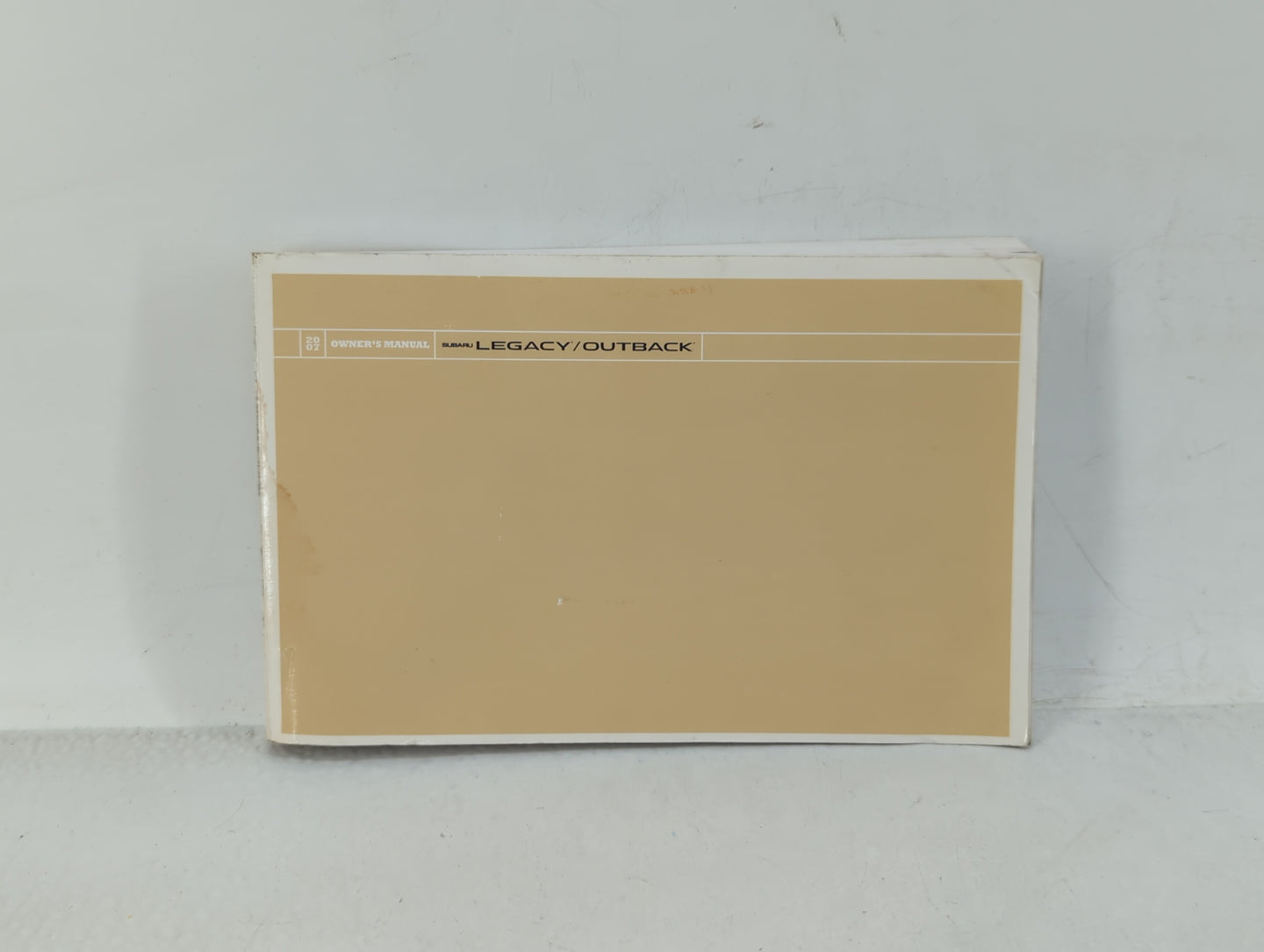 2007 Subaru Legacy Owners Manual Book Guide OEM Used Auto Parts - Oemusedautoparts1.com