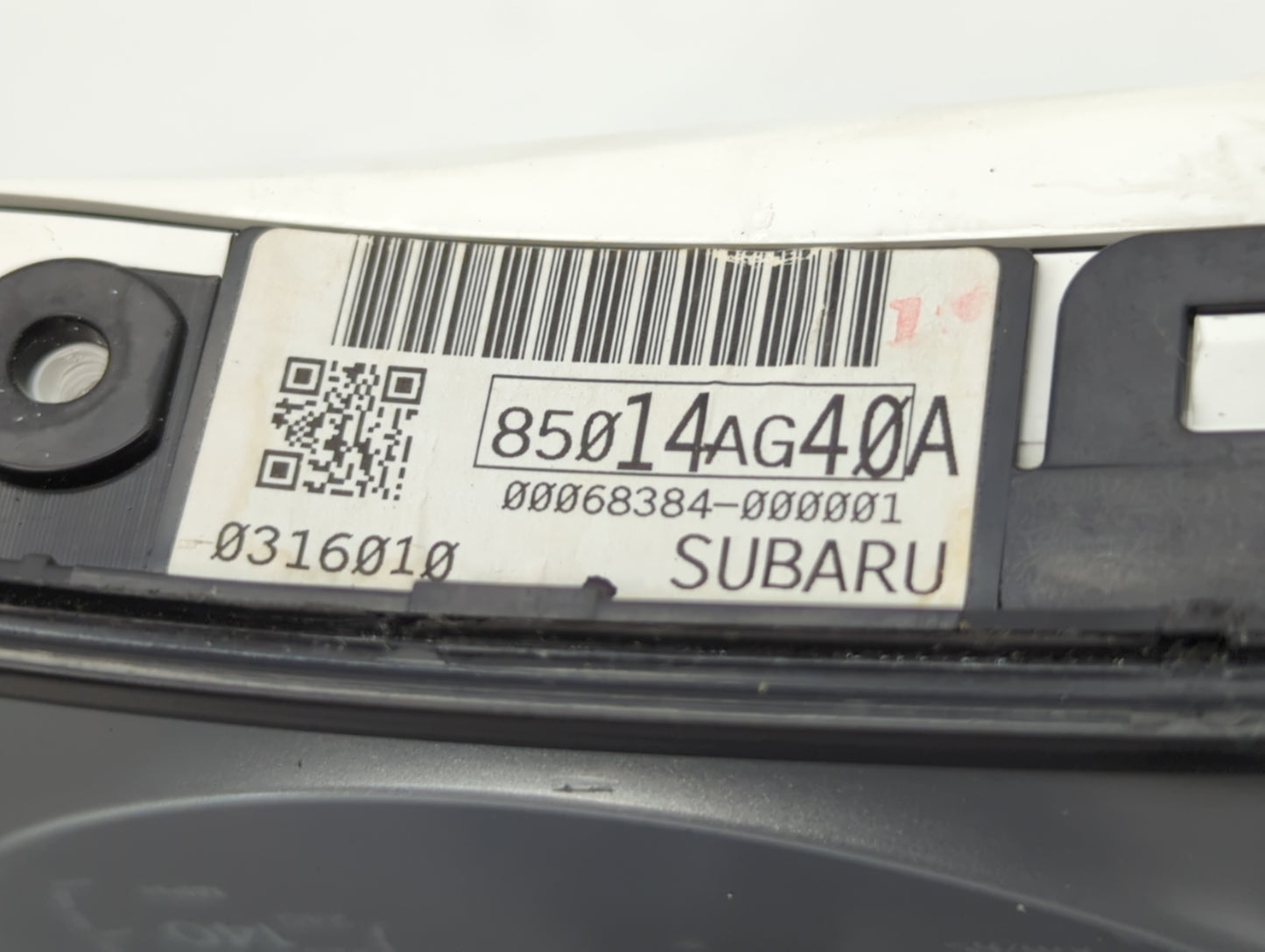 2007 Subaru Legacy Instrument Cluster Speedometer Gauges P/N:85014AG40A 85014AG39A Fits OEM Used Auto Parts - Oemusedautopar