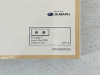 2007 Subaru Legacy Owners Manual Book Guide OEM Used Auto Parts - Oemusedautoparts1.com