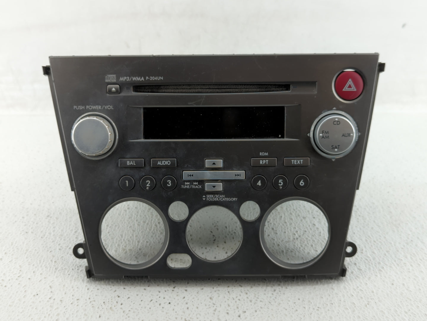 2007-2009 Subaru Legacy Am Fm Cd Player Radio Receiver - Oemusedautoparts1.com