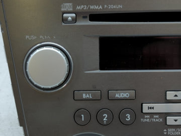 2007-2009 Subaru Legacy Radio AM FM Cd Player Receiver Replacement P/N:86201AG72A 86201AG69B, 86201AG69A Fits Fits 2007 2008 2009 OEM Used Auto Parts