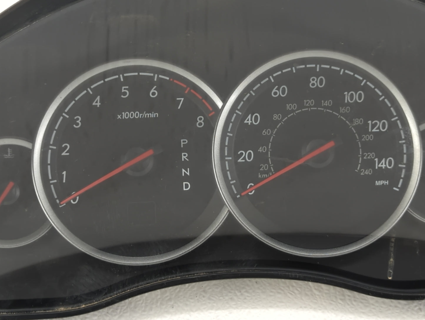 2007 Subaru Legacy Instrument Cluster Speedometer Gauges P/N:85014AG40A 85014AG39A Fits OEM Used Auto Parts - Oemusedautopar