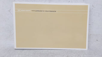 compare product 2007 Subaru Legacy Owners Manual Book Guide OEM Used Auto Parts