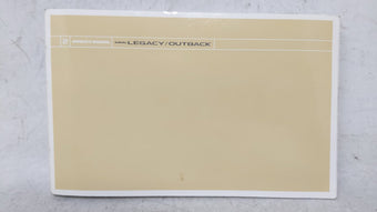 compare product 2007 Subaru Legacy Owners Manual Book Guide OEM Used Auto Parts