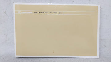 2007 Subaru Legacy Owners Manual Book Guide OEM Used Auto Parts - Oemusedautoparts1.com