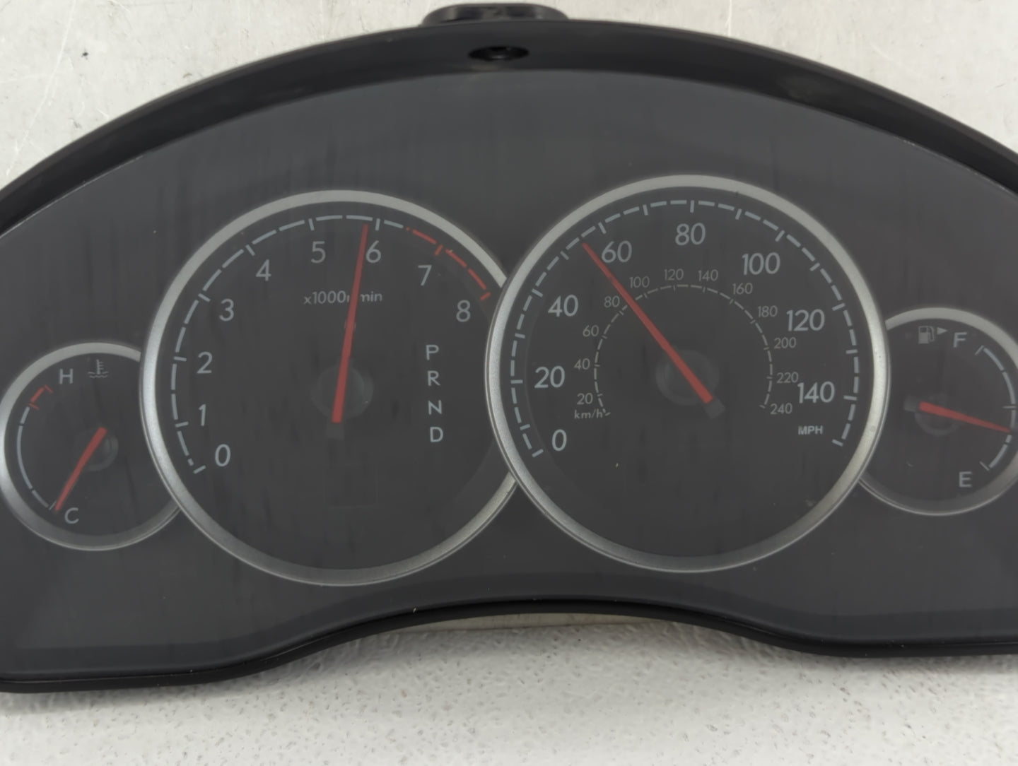 2007 Subaru Legacy Instrument Cluster Speedometer Gauges P/N:85014AG40A Fits OEM Used Auto Parts - Oemusedautoparts1.com