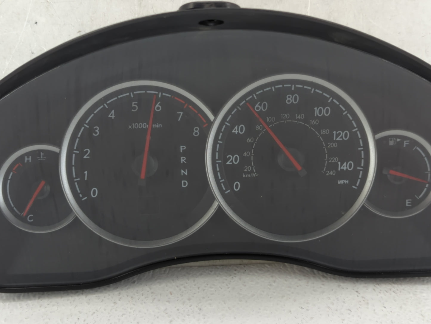 2007 Subaru Legacy Instrument Cluster Speedometer Gauges P/N:85014AG40A Fits OEM Used Auto Parts - Oemusedautoparts1.com