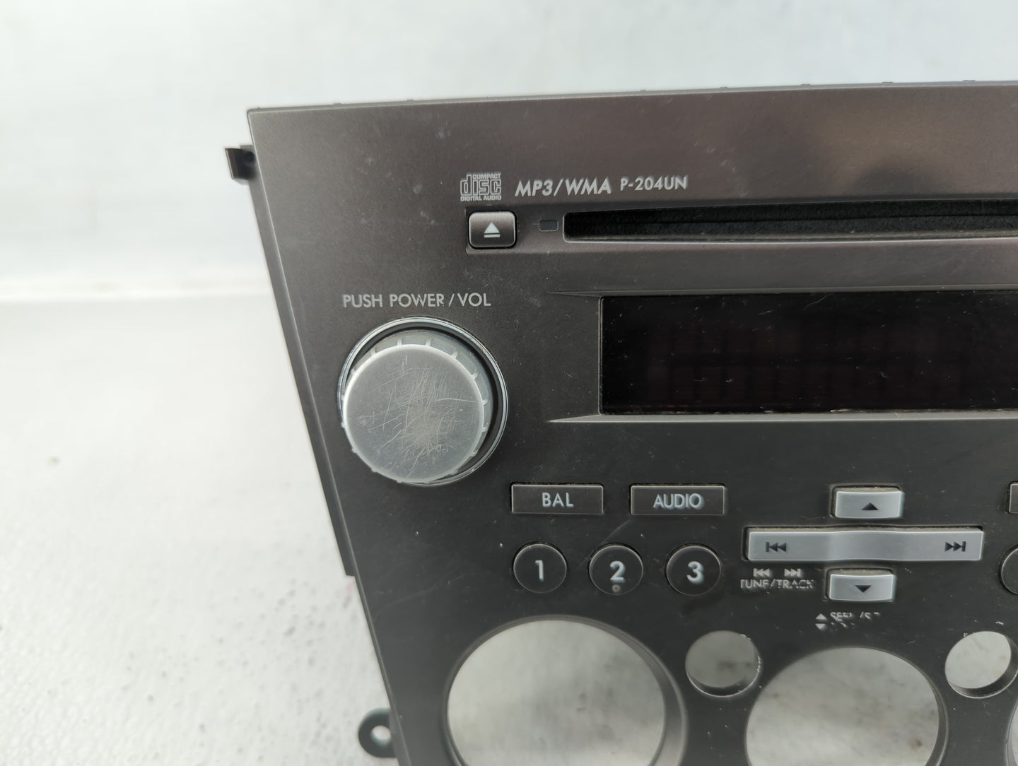 2007-2009 Subaru Legacy Radio AM FM Cd Player Receiver Replacement P/N:86201AG69A Fits Fits 2007 2008 2009 OEM Used Auto Par