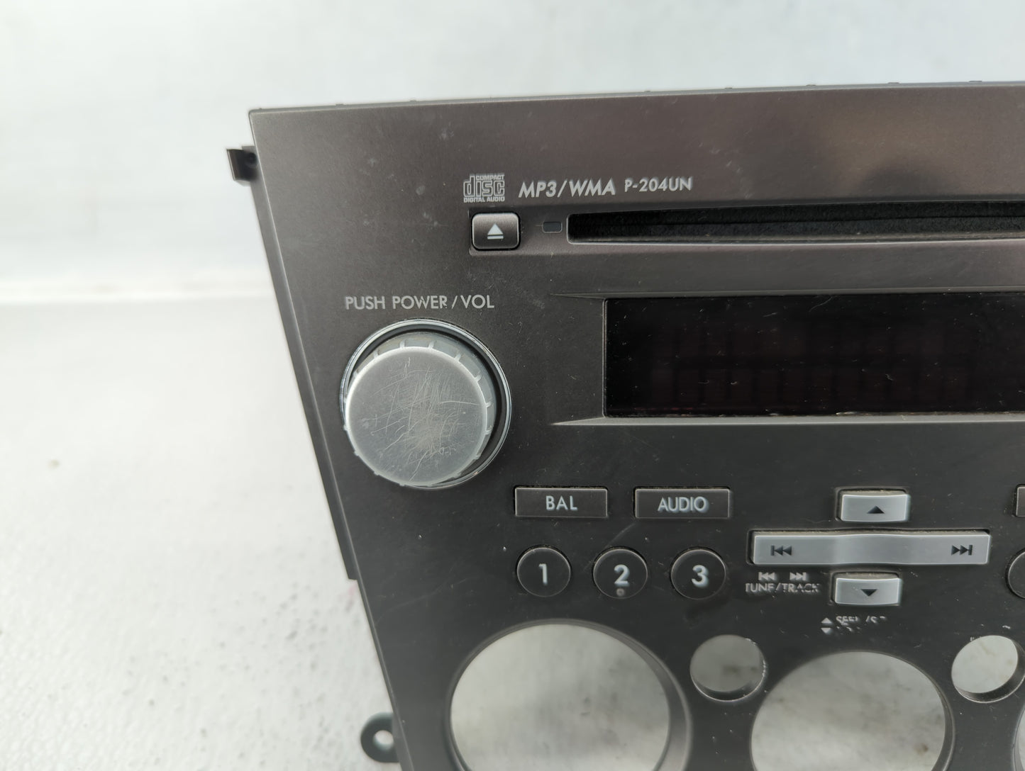 2007-2009 Subaru Legacy Radio AM FM Cd Player Receiver Replacement P/N:86201AG69A Fits Fits 2007 2008 2009 OEM Used Auto Par