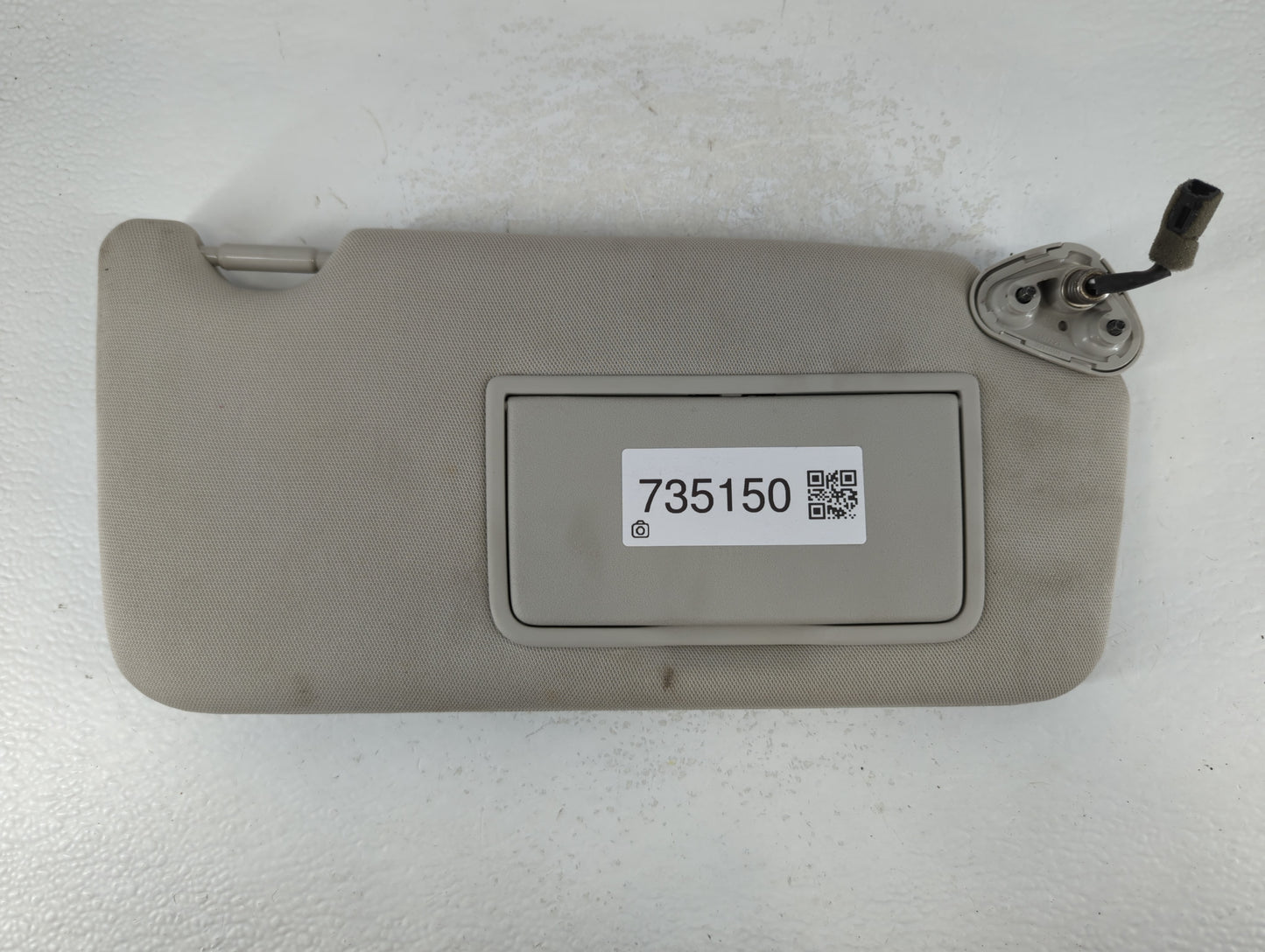 2010-2014 Subaru Legacy Sun Visor Shade Replacement Passenger Right Mirror Fits Fits 2010 2011 2012 2013 2014 OEM Used Auto 