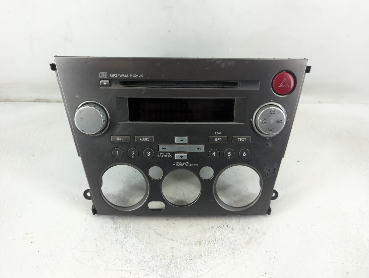 2007-2009 Subaru Legacy Radio AM FM Cd Player Receiver Replacement P/N:MX209328 Fits Fits 2007 2008 2009 OEM Used Auto Parts