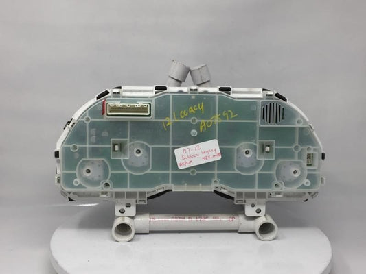 2007 Subaru Legacy Instrument Cluster Speedometer Gauges P/N:85003AJ61A Fits Fits 2012 OEM Used Auto Parts