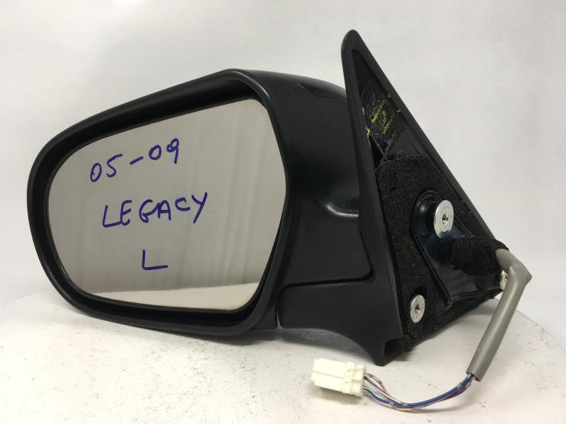 2007 Subaru Legacy Side Mirror Replacement Driver Left View Door Mirror P/N:BLACK DRIVER LEFT Fits OEM Used Auto Parts - Oem