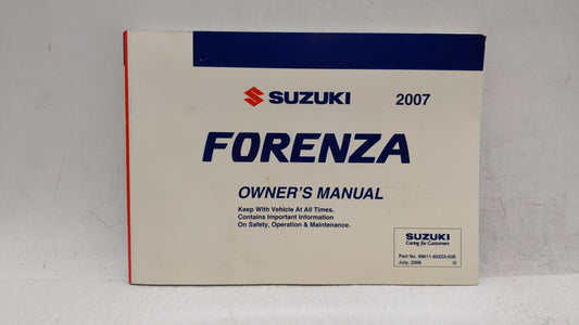 2007 Suzuki Forenza Owners Manual Book Guide OEM Used Auto Parts - Oemusedautoparts1.com