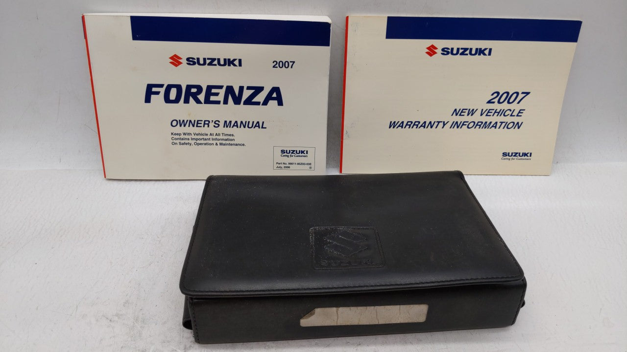 2007 Suzuki Forenza Owners Manual Book Guide OEM Used Auto Parts - Oemusedautoparts1.com