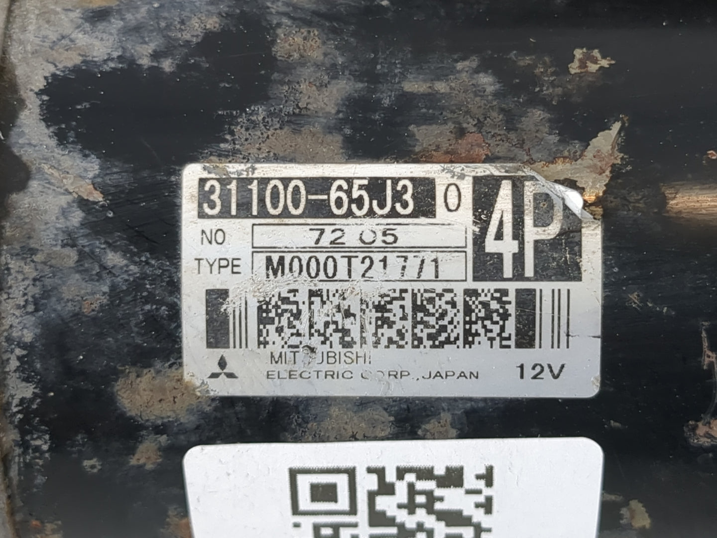 2007 Suzuki Vitara Car Starter Motor Solenoid OEM P/N:31100-65J3 Fits Fits 2006 2008 OEM Used Auto Parts - Oemusedautoparts1