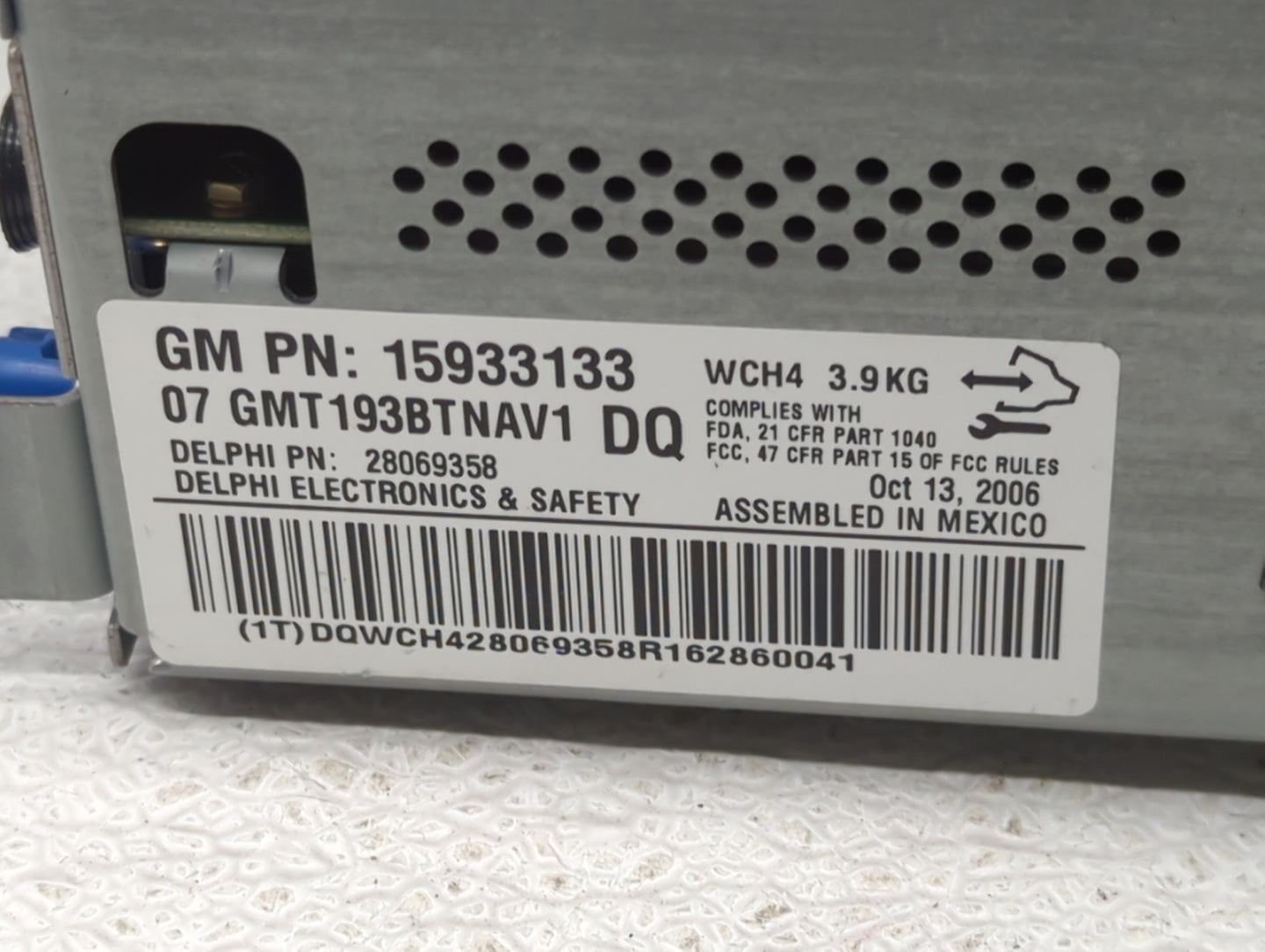 2007 Suzuki Vitara Radio AM FM Cd Player Receiver Replacement P/N:15933133 Fits Fits 2008 2009 OEM Used Auto Parts - Oemused