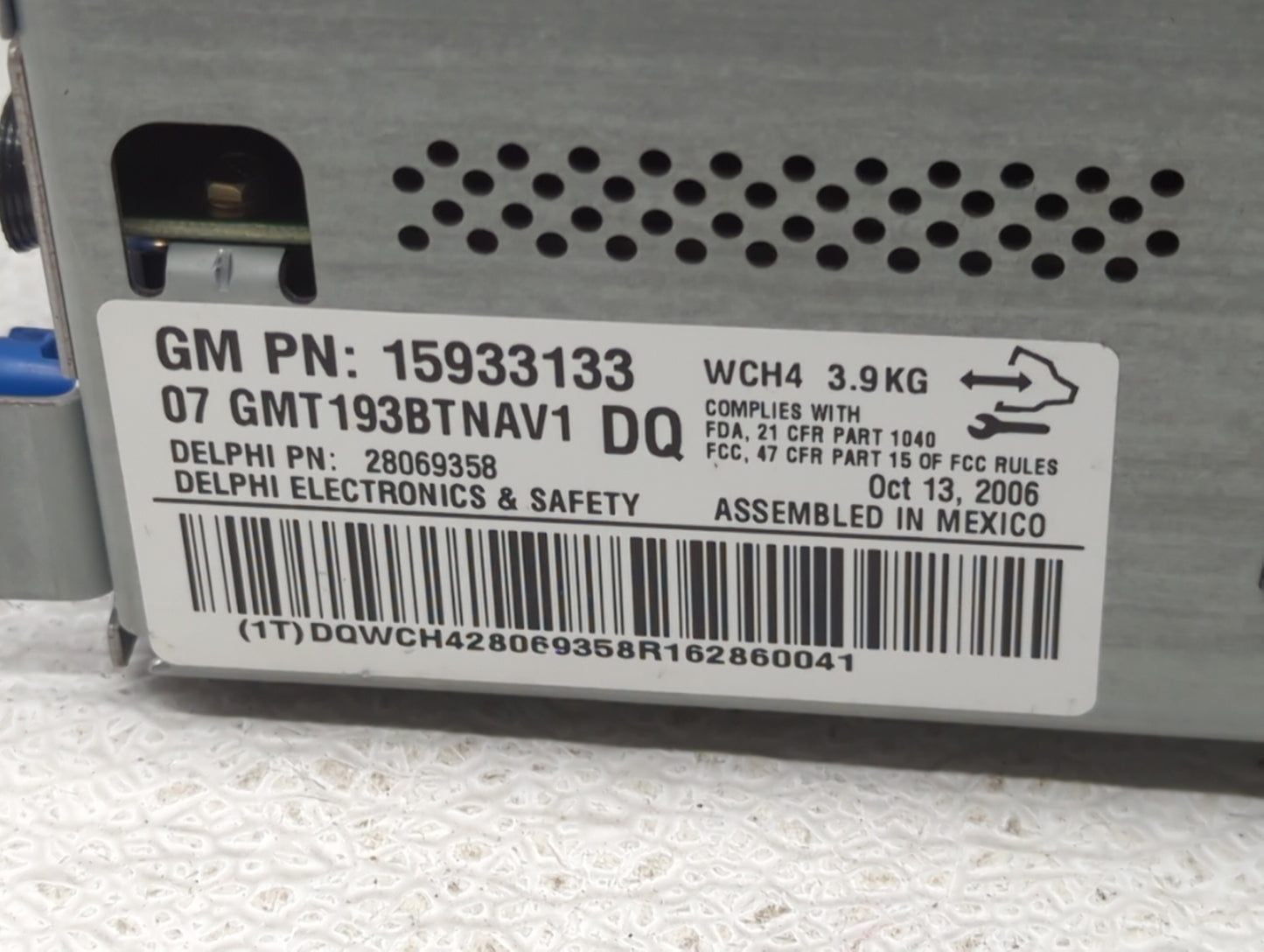 2007 Suzuki Vitara Radio AM FM Cd Player Receiver Replacement P/N:15933133 Fits Fits 2008 2009 OEM Used Auto Parts - Oemused