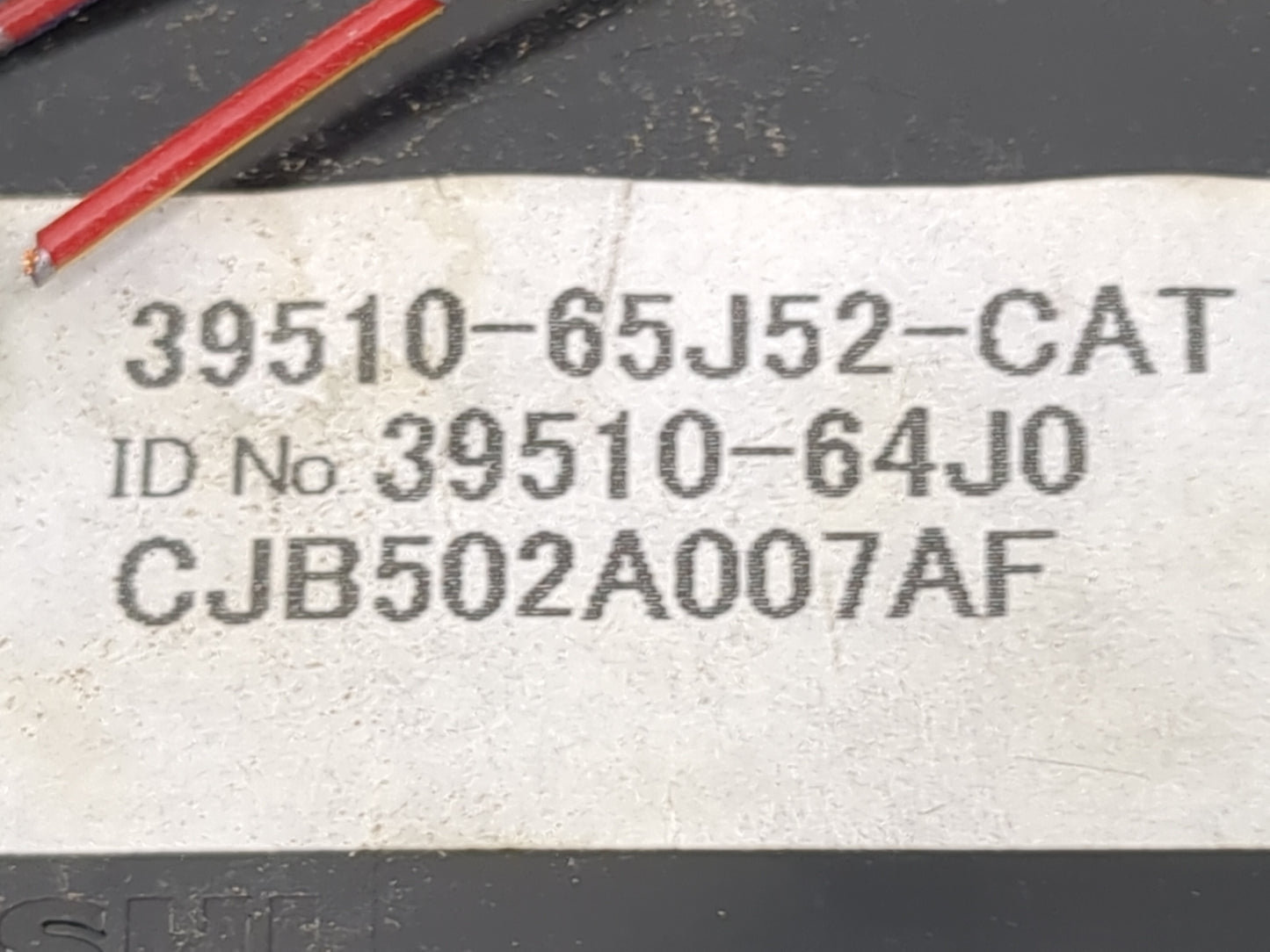 2007 Suzuki Vitara Climate Control Module Temperature AC/Heater Replacement P/N:39510-65J52-CAT 39510-64J0, CJB502A007AF Fit