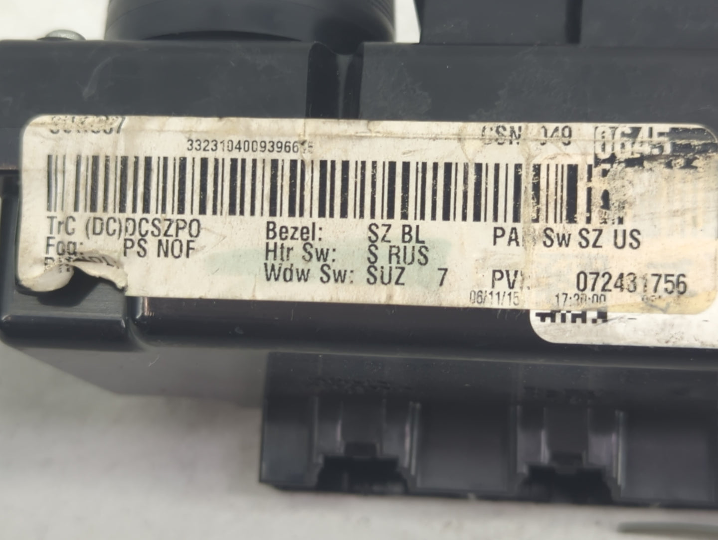 2007-2009 Suzuki Xl-7 Climate Control Module Temperature AC/Heater Replacement P/N:072431756 Fits Fits 2007 2008 2009 OEM Us