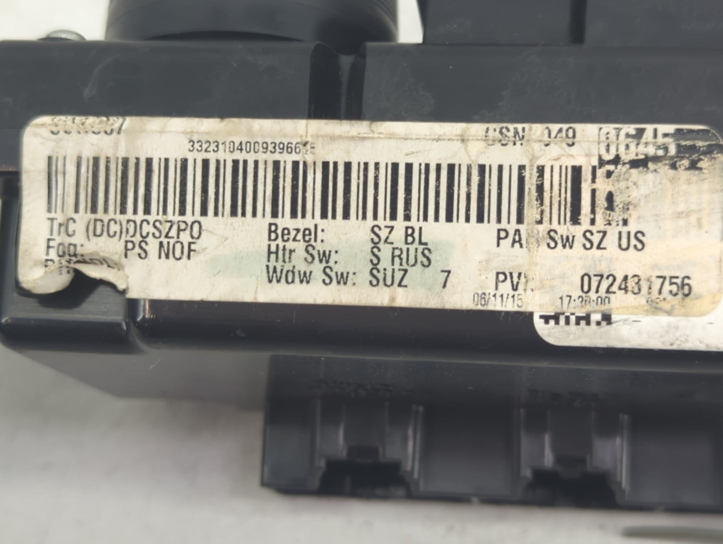 2007-2009 Suzuki Xl-7 Climate Control Module Temperature AC/Heater Replacement P/N:072431756 Fits Fits 2007 2008 2009 OEM Us