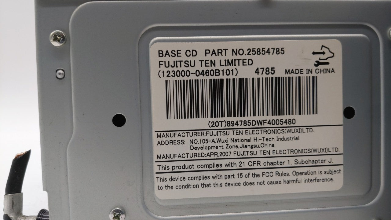 2007-2008 Suzuki Xl-7 Am Fm Cd Player Radio Receiver - Oemusedautoparts1.com